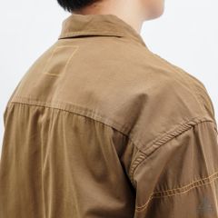 Áo sơ mi chỉ nổi thêu chữ P