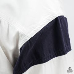 Áo sơ mi phối viền vai vải kaki [SM-8896]