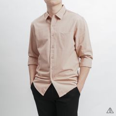 Áo sơ mi túi mổ vải kaki xéo [SM-2031]