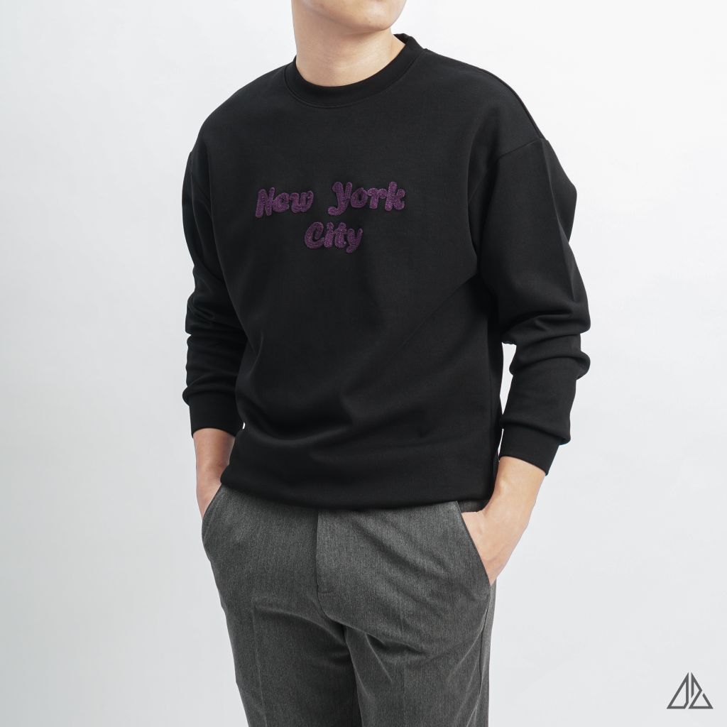 Áo nỉ thêu chữ New York City