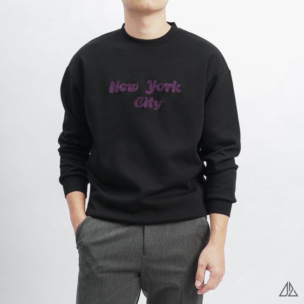 Áo nỉ thêu chữ New York City