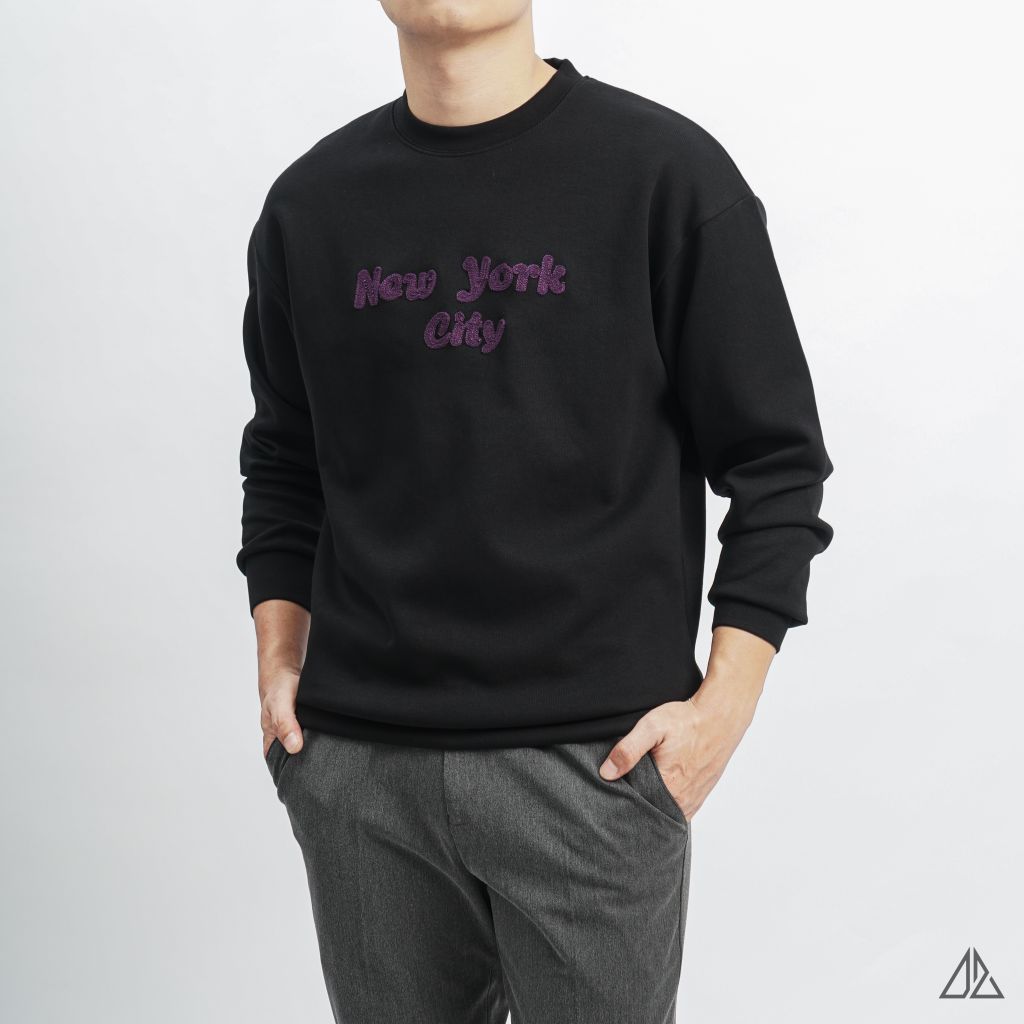 Áo nỉ thêu chữ New York City