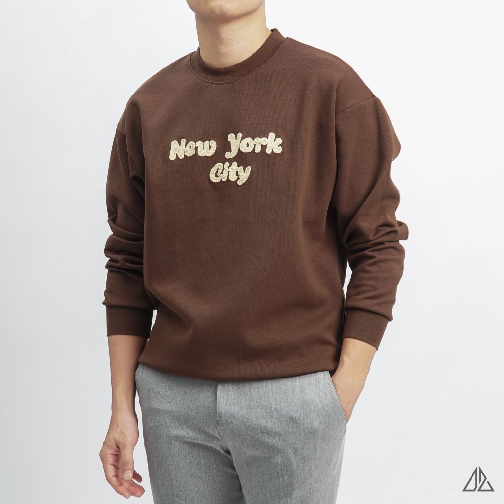 Áo nỉ thêu chữ New York City
