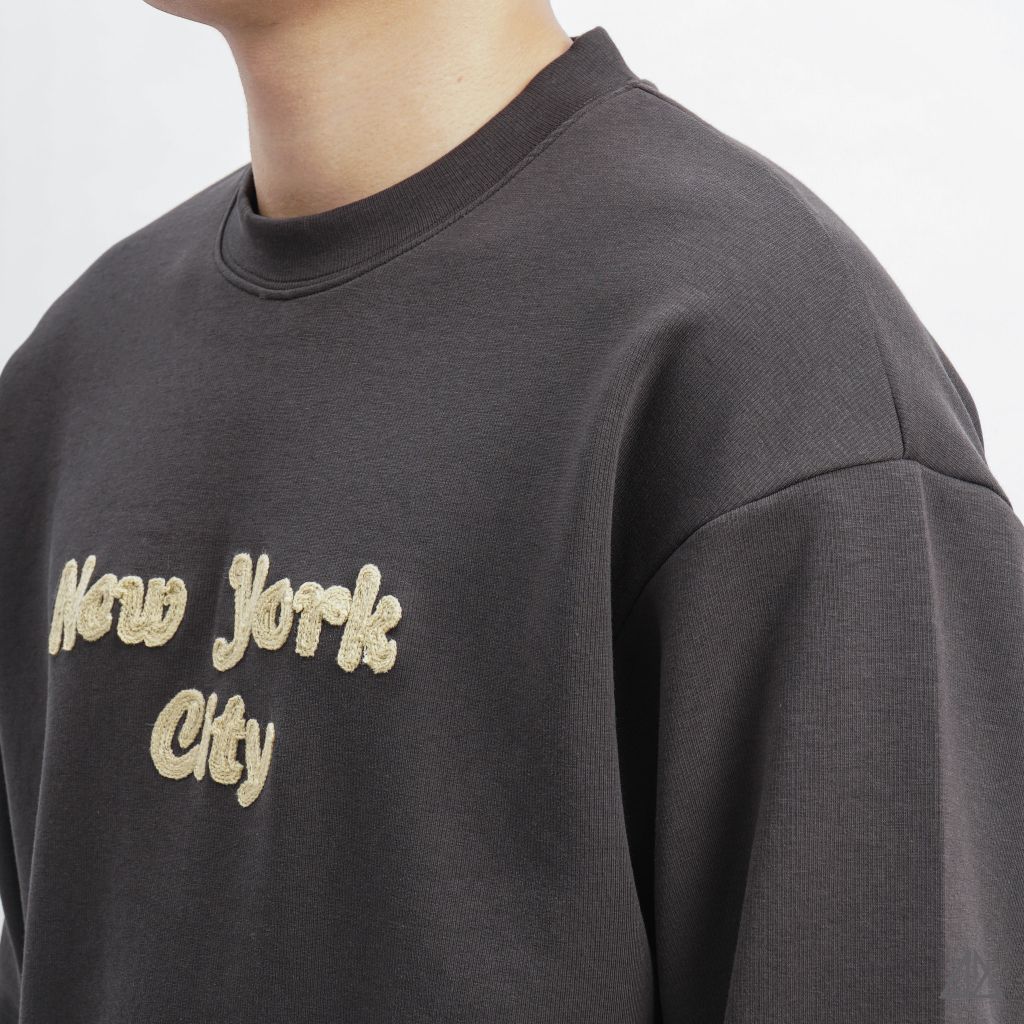 Áo nỉ thêu chữ New York City