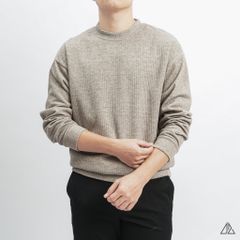 Áo nỉ gân sọc nổi