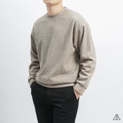 Áo nỉ gân sọc nổi