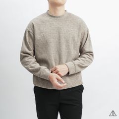 Áo nỉ gân sọc nổi