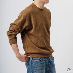 Áo nỉ gân sọc nổi
