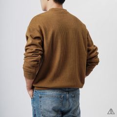 Áo nỉ gân sọc nổi