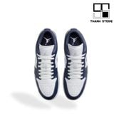  AIR JORDAN 1 LOW WOLF GREY ‘MIDNIGHT NAVY’ - 553558-141 - NJWMN 