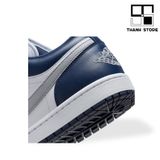  AIR JORDAN 1 LOW WOLF GREY ‘MIDNIGHT NAVY’ - 553558-141 - NJWMN 