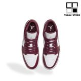  AIR JORDAN 1 LOW 'WHITE BORDEAUX' - 553558-615 - NJWB 