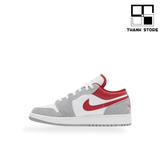  AIR JORDAN 1 LOW LIGHT SMOKE GREY GYM RED - DM0589-016 – NJ1LSG 