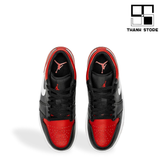  AIR JORDAN 1 LOW 'ALTERNATE BRED TOE’ - 553558-066– NJABT 