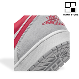  AIR JORDAN 1 LOW LIGHT SMOKE GREY GYM RED - DM0589-016 – NJ1LSG 