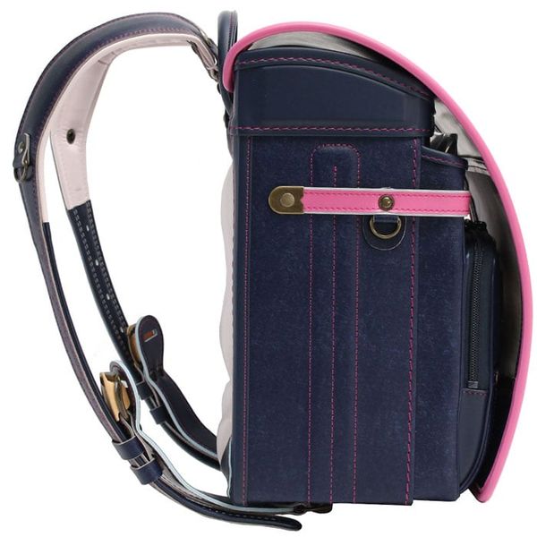 Cặp Randoseru Denimo Navy X Peach Blossom