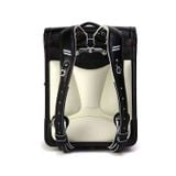 Cặp Randoseru Pelican Pokke Đen Chỉ Đỏ
