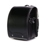 Cặp Randoseru Pelican Pokke Đen Chỉ Đỏ