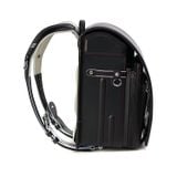 Cặp Randoseru Pelican Pokke Đen Chỉ Đỏ