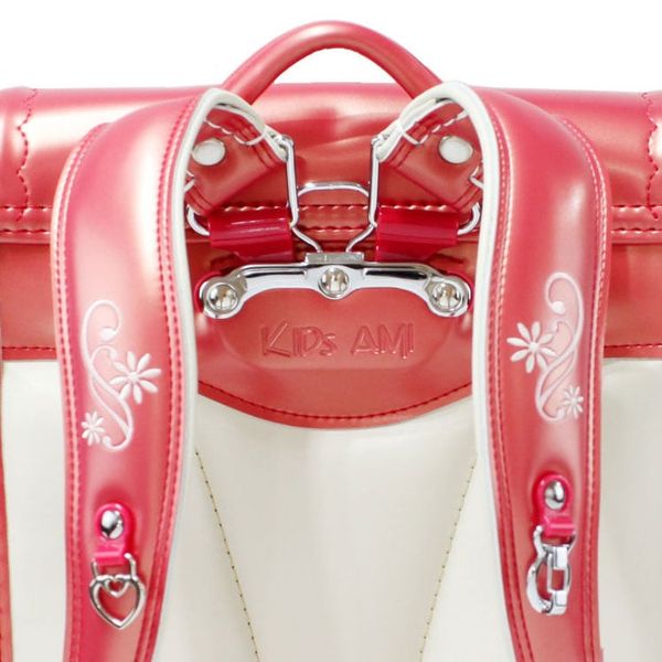 Cặp Randoseru Pelican Pokke Đỏ Dâu Tây