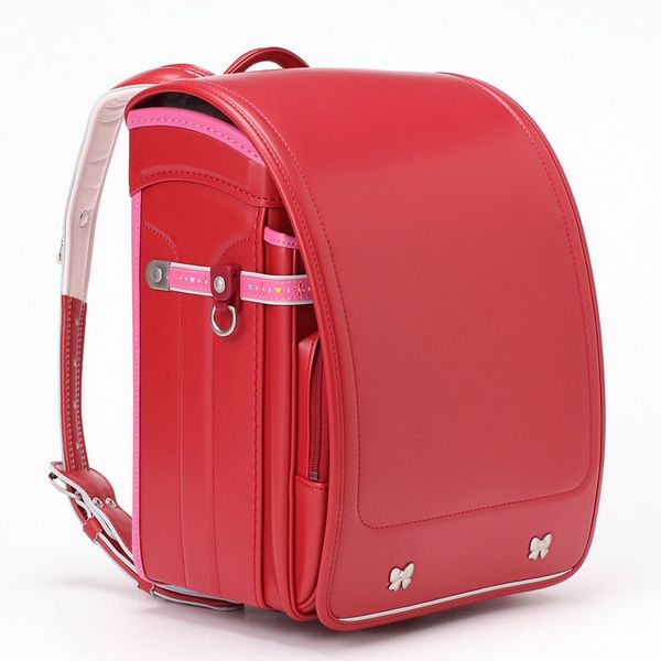 Cặp Randoseru Wonder Shiny Milan Red X Peach Blossom