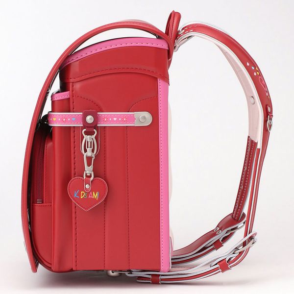 Cặp Randoseru Wonder Shiny Milan Red X Peach Blossom