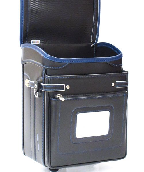 Cặp Randoseru Elephant Cube Black X Marine Blue