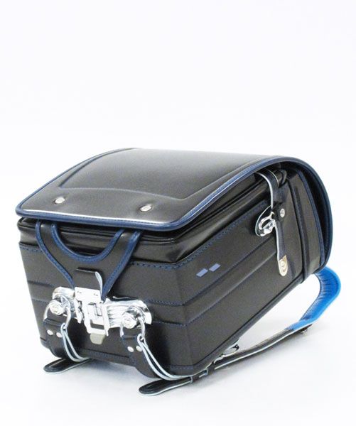 Cặp Randoseru Elephant Cube Black X Marine Blue