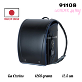 Cặp Randoseru Wonder Shiny Black X Marine Blue