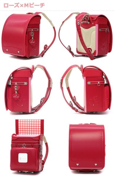 Cặp Randoseru 19006 Friendly Leather Hoa Anh Đào