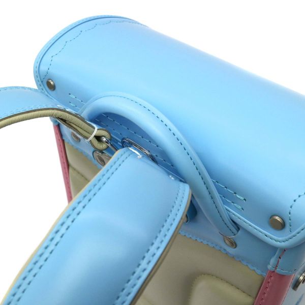 Cặp Randoseru 19006 Friendly Leather Xanh Trời