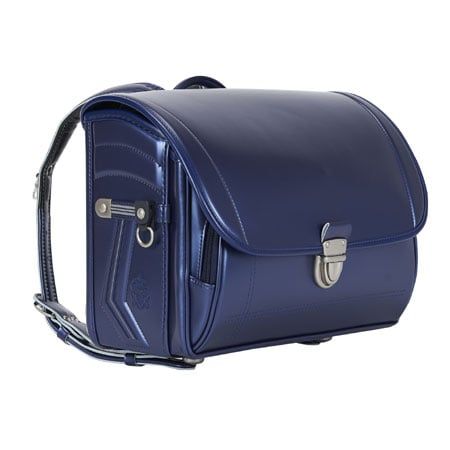 Cặp Randoseru Mimi Cube Yoko Pearl Navy X Marine Blue