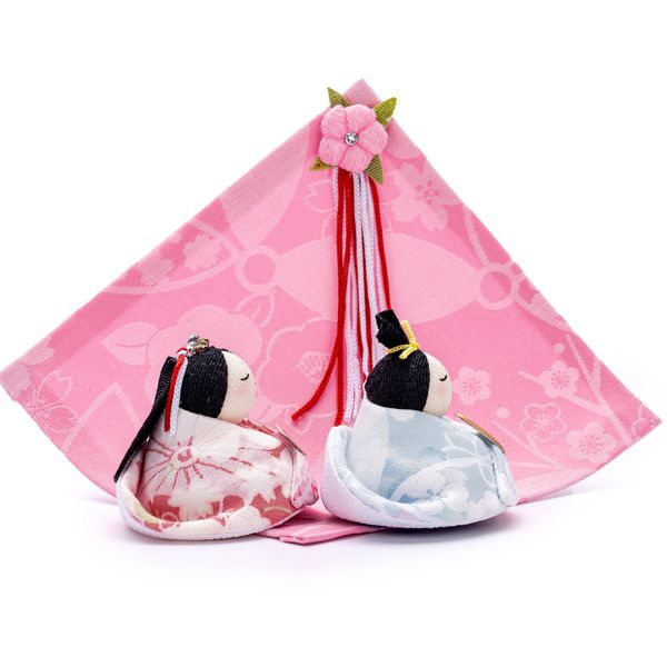 Búp Bê Hina Mini Trên Đệm Hoa Đào