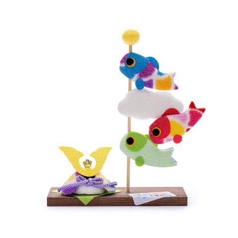 Cờ Cá Chép và Mũ Samurai Mini Trang Trí Lễ Hội