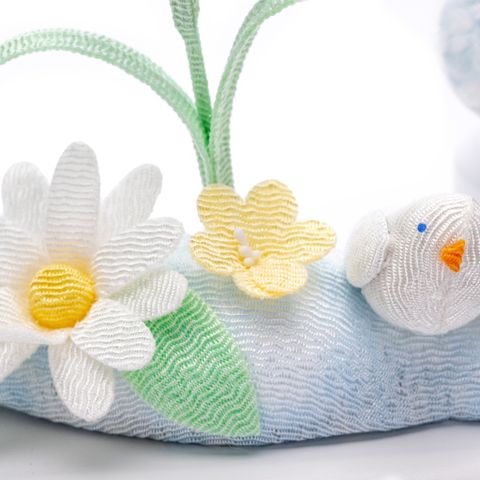 Mũ Samurai và cờ cá chép Nhật Bản - Màu Xanh