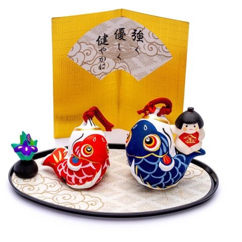 Chuông Đất Cá Chép Và Kintaro