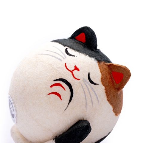 Mèo Cuộn Tròn Chất Liệu Giấy Chigiri
