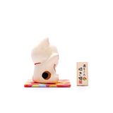 Mèo May Mắn Làm Từ Chất Liệu Giấy Chigiri - Mẫu Đỏ