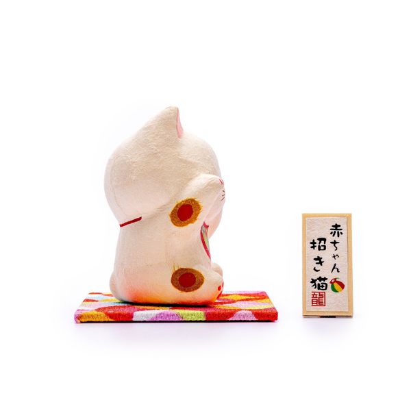 Mèo May Mắn Làm Từ Chất Liệu Giấy Chigiri Nhật Bản
