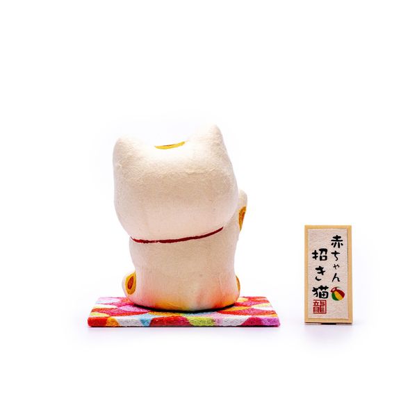 Mèo May Mắn Làm Từ Chất Liệu Giấy Chigiri Nhật Bản