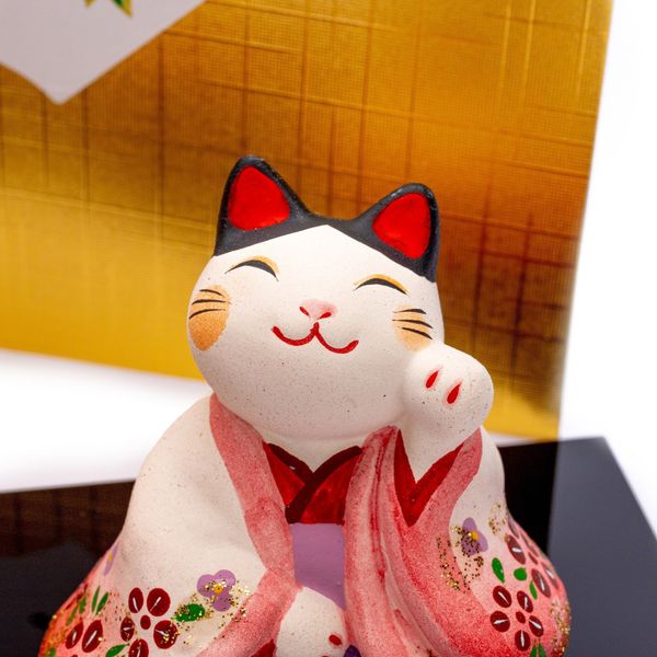 Tượng Hai Cô Mèo Quý Tộc Nhật Bản (Maneki Neko Kimono)