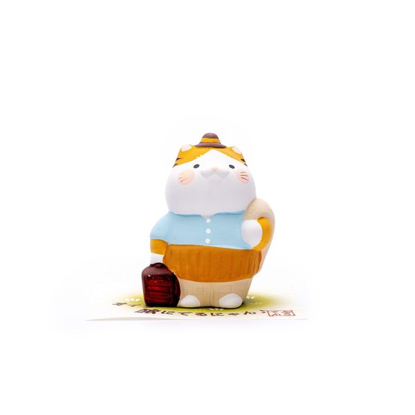 Mèo Đi Du Lịch (Cam) Đứng