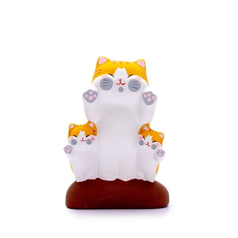 Bộ Tượng Ba Mèo Tam Thể Phong Thủy (Vàng)