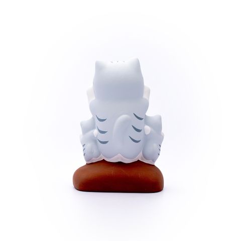 Bộ Tượng Ba Mèo Tam Thể Phong Thủy (Xám)