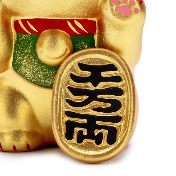 Mèo Maneki May Mắn Vàng