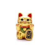 Mèo Maneki May Mắn Vàng