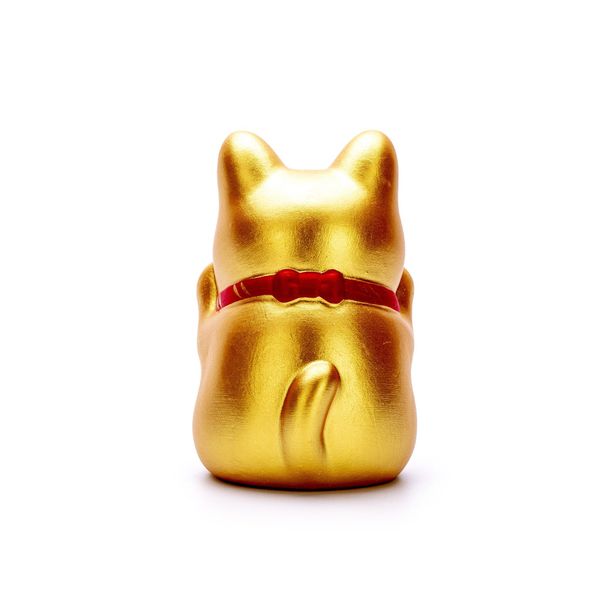 Mèo Maneki May Mắn Vàng