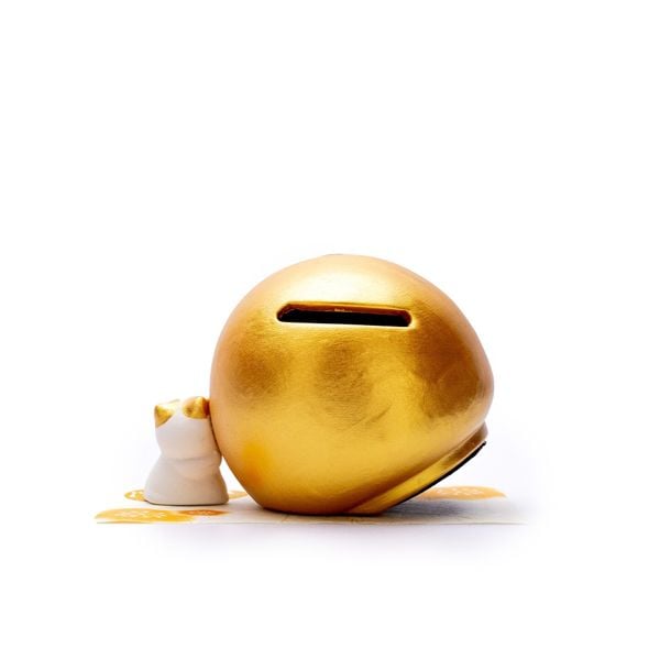 Ống Heo Daruma Vàng May Mắn