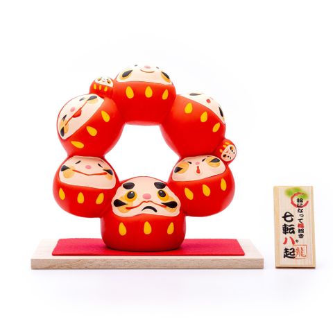 Tượng 6 Daruma Xếp Vòng Tròn