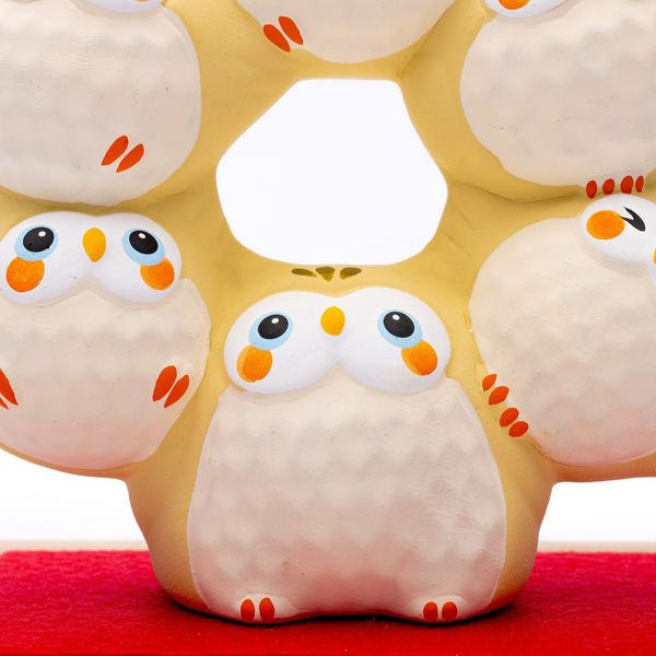 Bộ Vòng Tròn May Mắn - 6 Chú Cú Mini